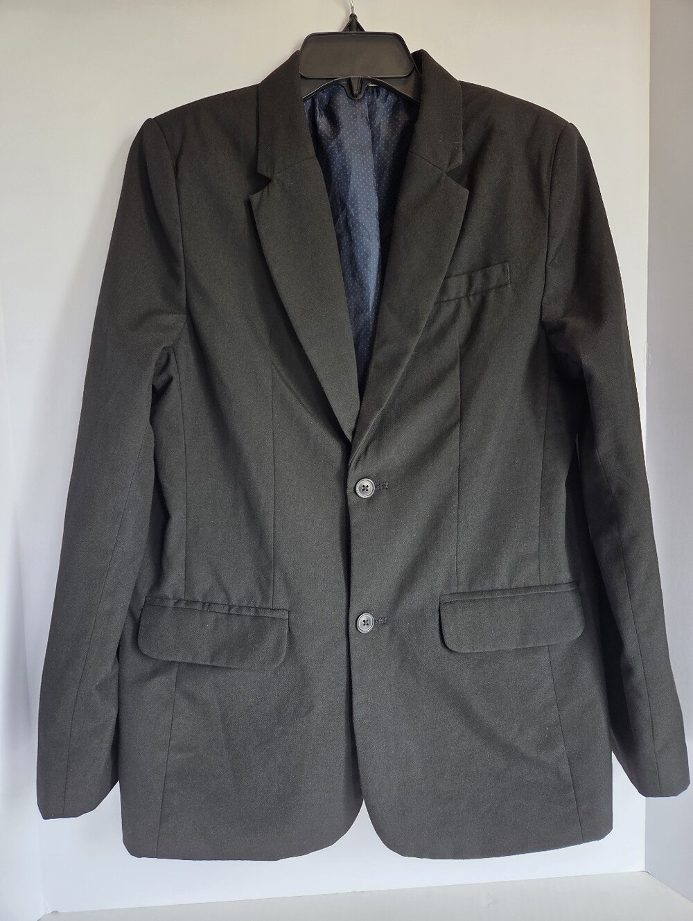 Cat & Jack Black Kids Blazer with Navy Lining